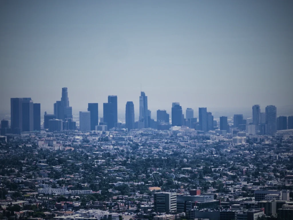 My photo of downtown LA from Griffith Observatory.