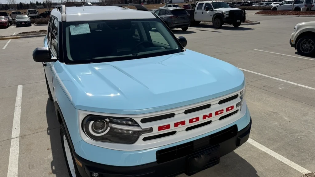My wife's 2025 Bronco Sport in Robin's Egg Blue
